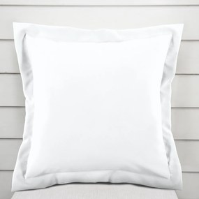 Biante Dekoračná obliečka na vankúš s lemom Rongo RG-045 Biela 45 x 45 cm