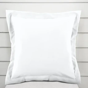 Biante Dekoračná obliečka na vankúš s lemom Rongo RG-045 Biela 60 x 60 cm