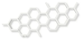 Terma24 Hex 502x1126 vodný radiátor Soft 9016 Matt YL