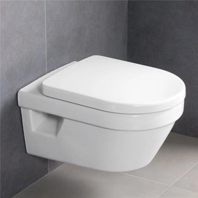 VILLEROY &amp; BOCH Architectura závesné WC s hlbokým splachovaním bez vnútorného okraja, 370 x 530 mm, biela alpská, 5684R001