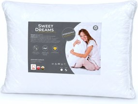 Prešívaný vankúš Sweet Dreams 70x90 cm s výplňou z dutého vlákna