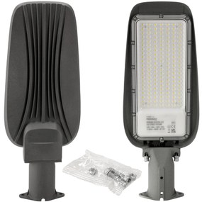ECOLIGHT LED pouličná lampa 100W IP65 studená biela