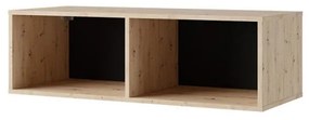 Polička 100 Bralani BR15, Farby: Dub artisan + Čierna