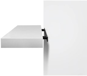 Biela polička TemaHome Balda, šírka 120 cm