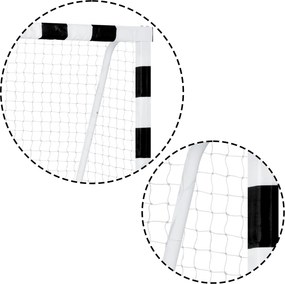 Neo-Sport Futbalová bránka 300 x 160 x 90 cm NS-460 čiernobiela