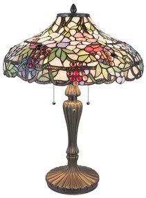Luxus lampa do obývačky vitráž Ø45*60