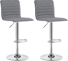 Barová stolička Alba sivá - 2 kusy