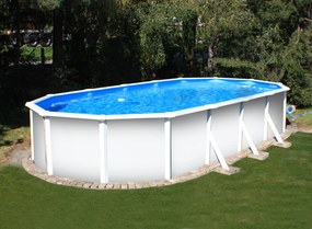 Bazén Planet Pool Classic WHITE/Blue - bazén 610 x 360 x 120 cm vrátane skimmera