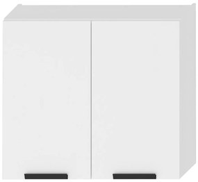 Kuchynská skrinka Denis w80 biely satén mat/biela