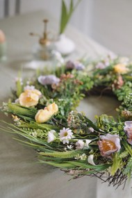 Bella Rose Jarný veniec Bella Rose no. 1 – 55 cm