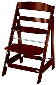 roba Detská drevená vysoká jedálenská stolička Sit Up (hnedá/flex)  (100306933)