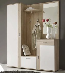 Predsieňová stena Patent, dub sonoma/biela