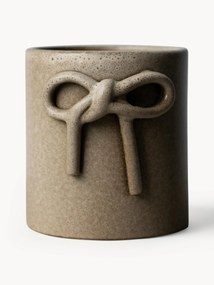 Obal na kvetináč z keramiky Bow, V 11 cm