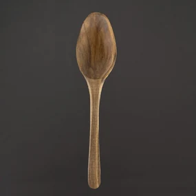 AMADEA Drevená lyžička malá, masívne drevo, dĺžka 16 cm