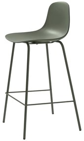 Kaki plastová barová stolička 92,5 cm Whitby – Unique Furniture
