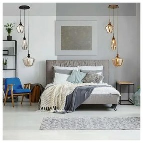 Searchlight  5423-3BK - Luster na lanku MIA 3xE27/60W/230V čierna