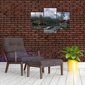 Obraz stromov v jazere (90x60 cm)