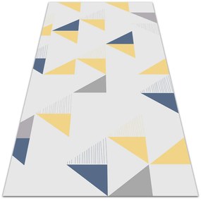 vinylový koberec vinylový koberec geometrické trojuholníky