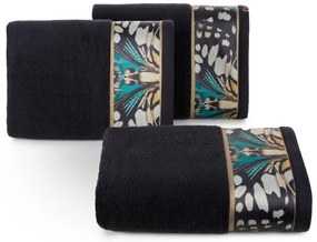 FROTÉ UTERÁK EVA MINGE15 70X140 CM ČIERNA