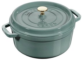 Staub Cocotte hrniec okrúhly 24 cm/3,8 l eukalyptus, 11024121