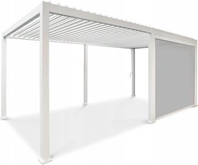 Roleta Obrazovka Kryt na pergolu spúšťacia Premium biela 3 m Gutroof
