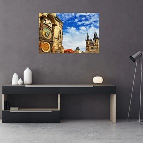 Obraz - Pražský orloj (90x60 cm)