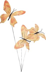 Dekoračná vetvička so žltými motýlikami Butterfly - 10*10*65 cm
