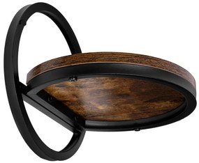 Nástenný stojan na kvety EBRO RUSTIC LOFT hnedý