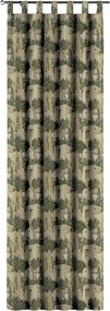 Záves na pútkach farba produktu béžová látka zapletaná, vzorované