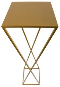 Moderný stojan na kvetináč 100cm zlatý