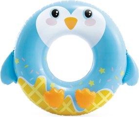 INTEX Nafukovacie plávacie koleso so zvieratkom, modré