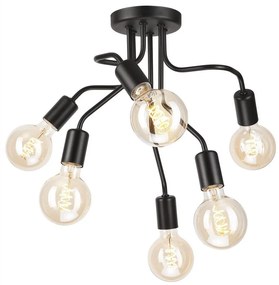 Luster na tyči HILDA 6xE27/60W/230V