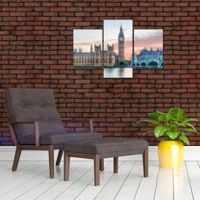 Obraz - Londýn v pastelových farbách (90x60 cm)