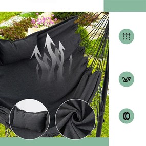 Nastaviteľná výška závesné kreslo s držiakom na telefón