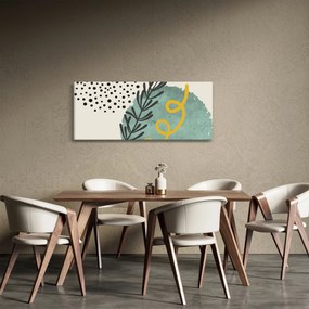 Obraz - Abstraktné listy N⁰1 (120x50 cm)