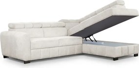 Rohová sedacia súprava Rico, pravá, sivá - aragon 90