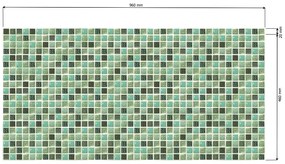PVC 3D obkladový panel 96 x 48 cm - Mosaic Provence mozaika
