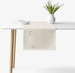 Goldea behúň na stôl teflónový - sedmokrásky 50x120 cm