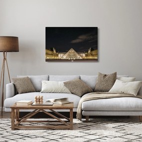 Obraz - Louvre v noci (90x60 cm)