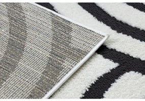 Moderný koberec MODE 8629 mušle krémová / čierna Veľkosť: 240x330 cm