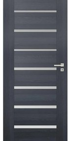 Dvere vnútorné Torino 7*7 60L Dub Antracit 288