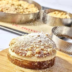 De Buyer 3098.07 Perfor. kruh. rám 18,5 cm, nehrdz. oceľ, 18,5 cm