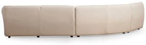 Atypická rohová pohovka Mentis, 360 x 108 cm, krémová