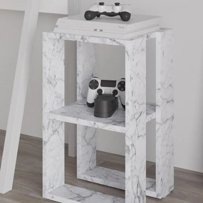 Nočný stolík Houseland Lonie mramor Carrara