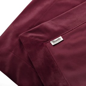 Biante Zamatový prehoz na posteľ Velvet Prémium SVP-010 Tmavo vínový 140x220 cm