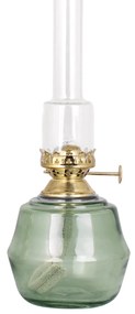 Zelená petrolejová lampa Majken Variant: Stredná