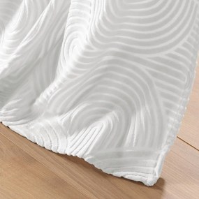 Biely zamatový záves 135x260 cm Eva – douceur d'intérieur