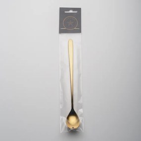 Latte lyžička so srdiečkom PVD light gold - Love Cutlery (116623)