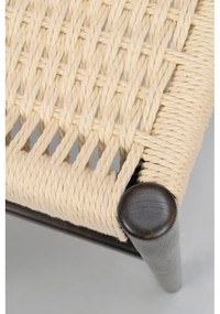 Jedálenská stolička v tmavohnedo-prírodnej farbe v súprave 2 ks Harlan – Rowico