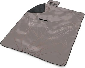 Sablio Plážová deka Trojuholníková abstrakcia: 200x140 cm